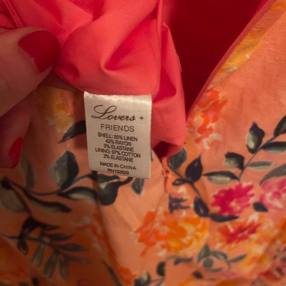 Lovers + Friends Midi Orchid Dress Sunset - Picture 8 of 8